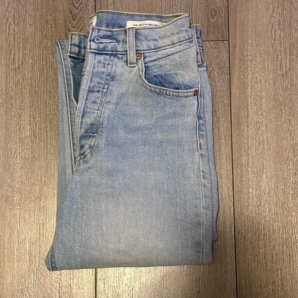 Denim Forum - Arlo Hi-Rise Straight Jeans